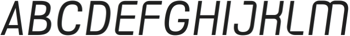 Davigo Italic ttf (400) Font UPPERCASE