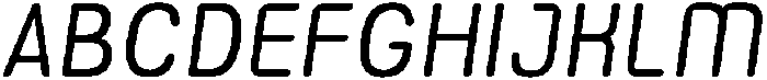 Davigo Pro Italic ttf (400) Font UPPERCASE