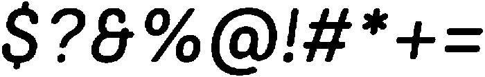 Davigo Pro Medium Italic ttf (500) Font OTHER CHARS
