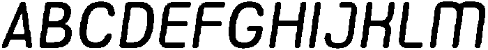 Davigo Pro Medium Italic ttf (500) Font UPPERCASE
