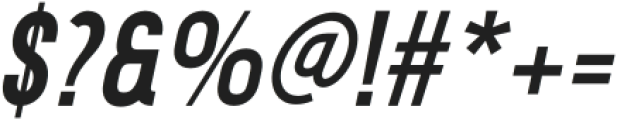 Davish Bold Italic otf (700) Font OTHER CHARS