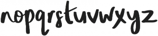 Dawn otf (400) Font LOWERCASE