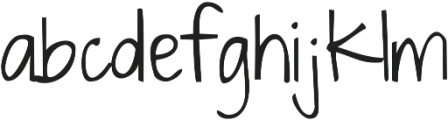 Dawning of a New Day ttf (400) Font LOWERCASE