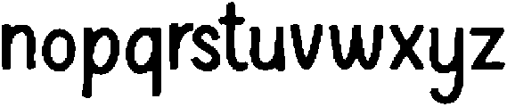 Dawucu ttf (400) Font LOWERCASE