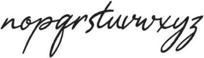 Day Dreaming Italic otf (400) Font LOWERCASE