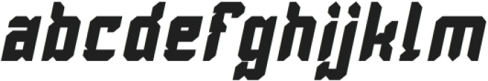 Dayak Shield Bold Italic otf (700) Font LOWERCASE