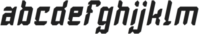 Dayak Shield Italic otf (400) Font LOWERCASE