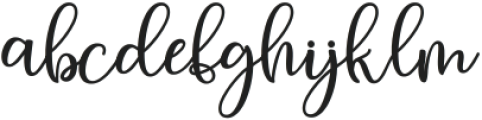 Dayatha Script Regular ttf (400) Font LOWERCASE