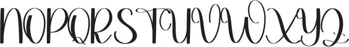 Dayling Regular otf (400) Font UPPERCASE