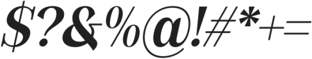 Dayohe Italic otf (400) Font OTHER CHARS