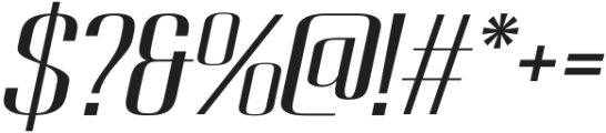 Dazney Italic otf (400) Font OTHER CHARS