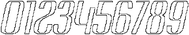 Dazney Pixel Outline otf (400) Font OTHER CHARS