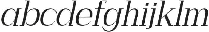 daria Italic otf (400) Font LOWERCASE