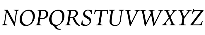 DanteMTStd-Italic Font UPPERCASE