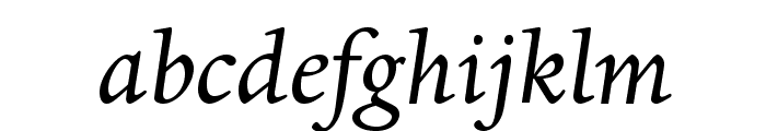 DanteMTStd-Italic Font LOWERCASE