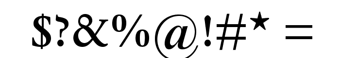 DanteMTStd-Medium Font OTHER CHARS