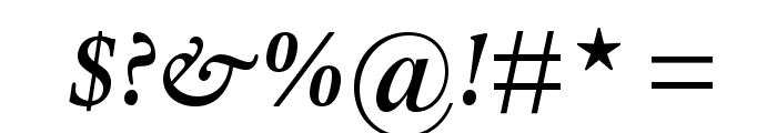 DanteMTStd-MediumItalic Font OTHER CHARS