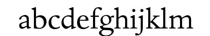 DanteMTStd-Regular Font LOWERCASE