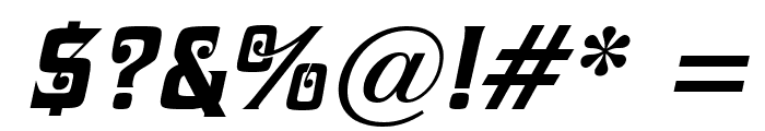 Davis Italic Font OTHER CHARS