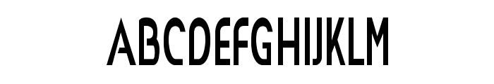 Dawdle-CondensedRegular Font UPPERCASE