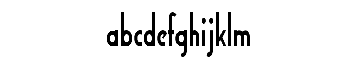 Dawdle-CondensedRegular Font LOWERCASE