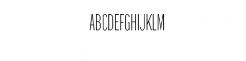 Daania-Light.otf Font UPPERCASE