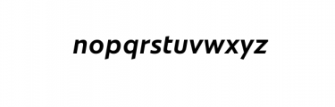 Dado Neue Bold Italic.otf Font LOWERCASE