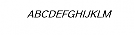 Dado Next Italic.otf Font UPPERCASE