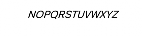 Dado Next Italic.otf Font UPPERCASE