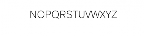 Dado Next Thin.otf Font UPPERCASE