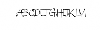 Daesy-Script.ttf Font UPPERCASE