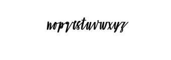 Daisah Typeface Font LOWERCASE