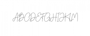 Daisuke - Signature Font Font UPPERCASE