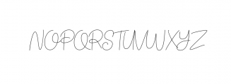 Daisuke - Signature Font Font UPPERCASE