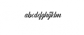 Dalechampia.otf Font LOWERCASE