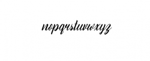 Dalechampia.otf Font LOWERCASE