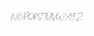 Dalmatins // Elegant Signature Font Font UPPERCASE