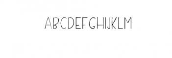 DameanRegular.otf Font UPPERCASE