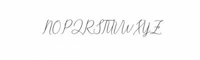 Danliny Script OTF Font UPPERCASE