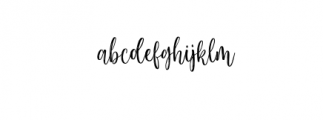 Darling Harbour Font LOWERCASE