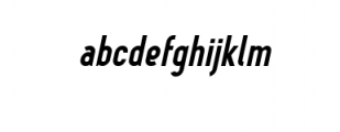 Davish-Bold Italic.otf Font LOWERCASE