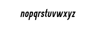 Davish-Bold Italic.ttf Font LOWERCASE