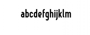 Davish-Medium.otf Font LOWERCASE