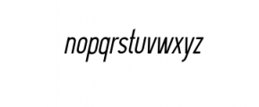 Davish-Normal Italic.otf Font LOWERCASE