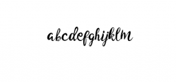 Daviya Script Font LOWERCASE