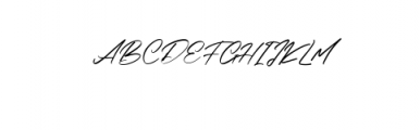 Dawsons Script.ttf Font UPPERCASE