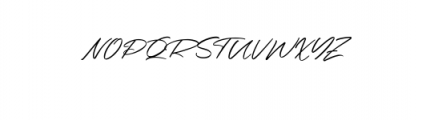 Dawsons Script.ttf Font UPPERCASE