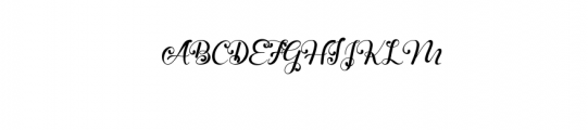 Daysha.ttf Font UPPERCASE