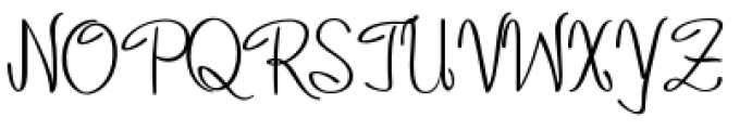 Daiquiri Regular Font UPPERCASE