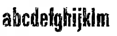 Dark Night Font LOWERCASE